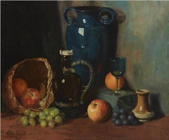 Still life with fruit and tableware - Adam Coyle
