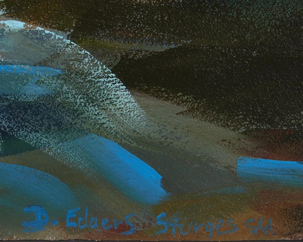 Artwork by Debbie Edgers Sturges, Cowboy atop a bucking bronco, Made of Acrylic on canvas