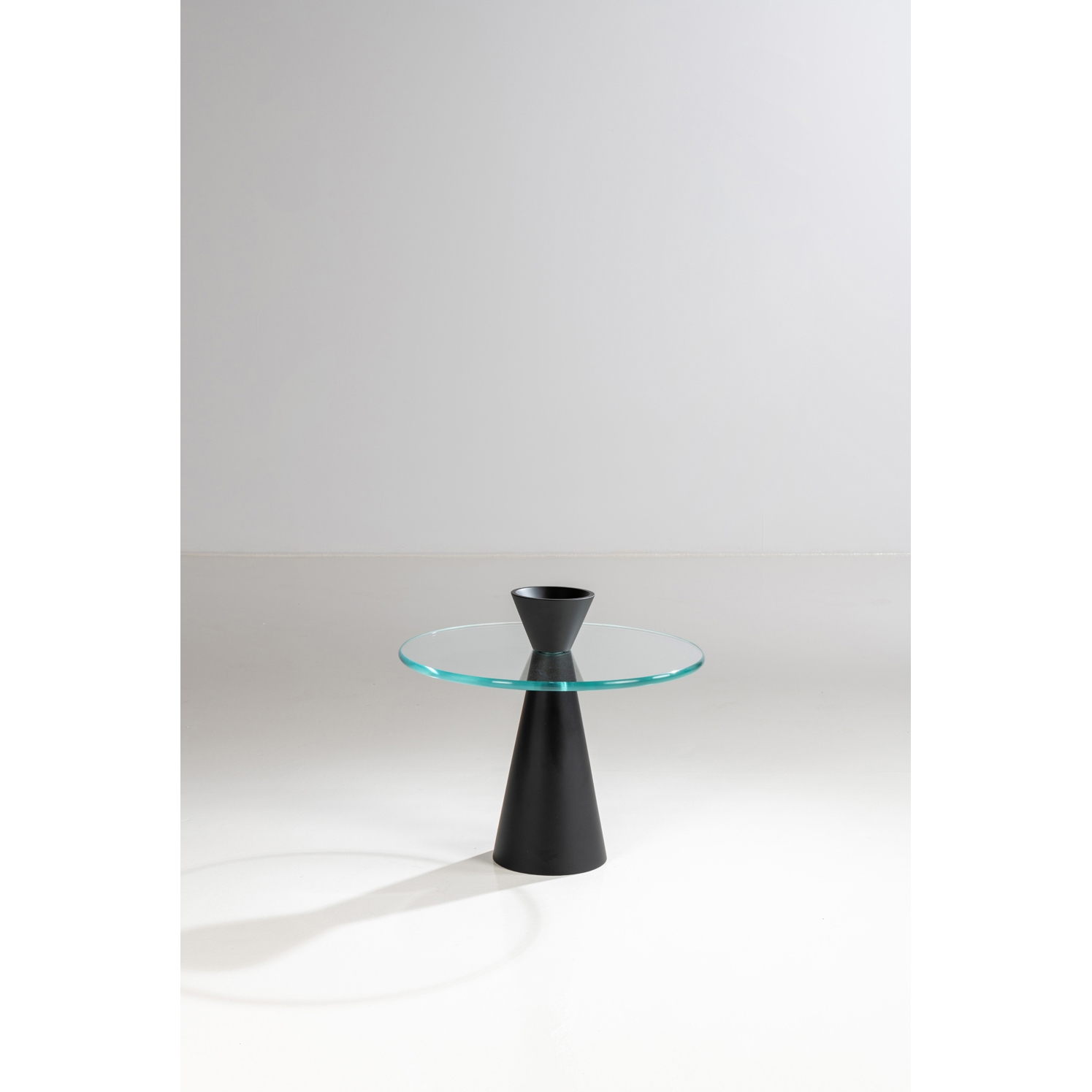 Artwork by Alireza Razavi, Alborz - Prototype Coffee table, Made of Sculpted and lacquered MDF and glass