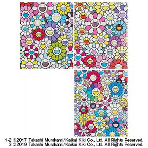 Takashi Murakami  "A little Flower Painting Pink,Purple and Many Other" Ed.300