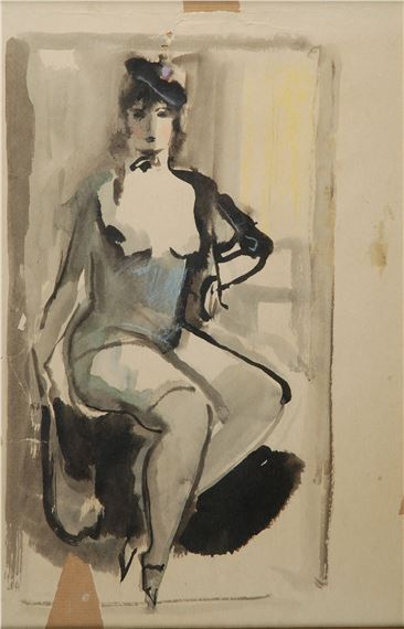 Ballerina by Konstantin Ivanovich Rudakov