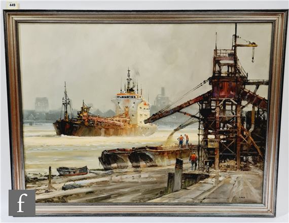 The ship 'Piper' coming into dock