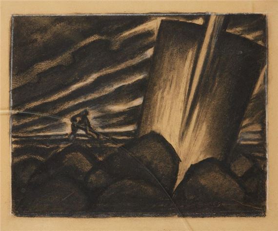 Félix Aimé del Marle | Characters and shovel (1941) | MutualArt