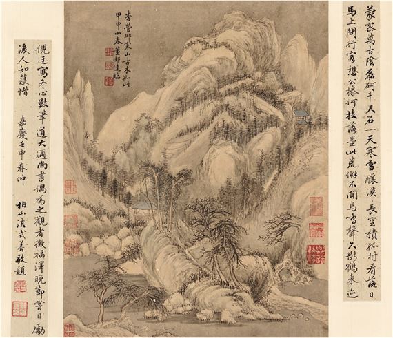 LANDSCAPE by Dong Bangda, Li Chenghan, 1746