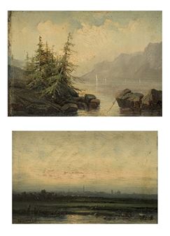 Two Works: Paysages - Fritz von Gumster