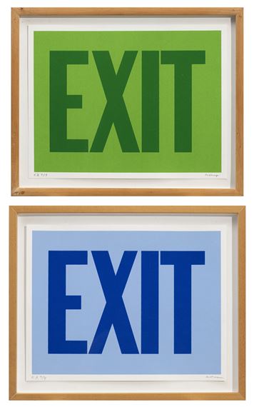 Exit by Olivier Mosset