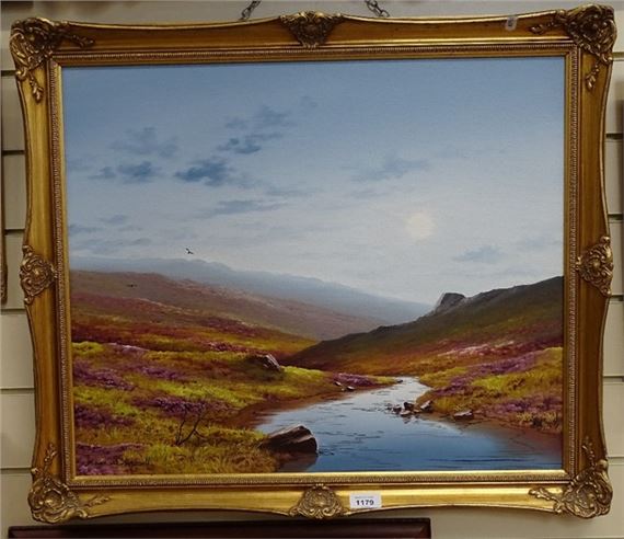 Panoramic Highland landscape by Brian D. Horswell