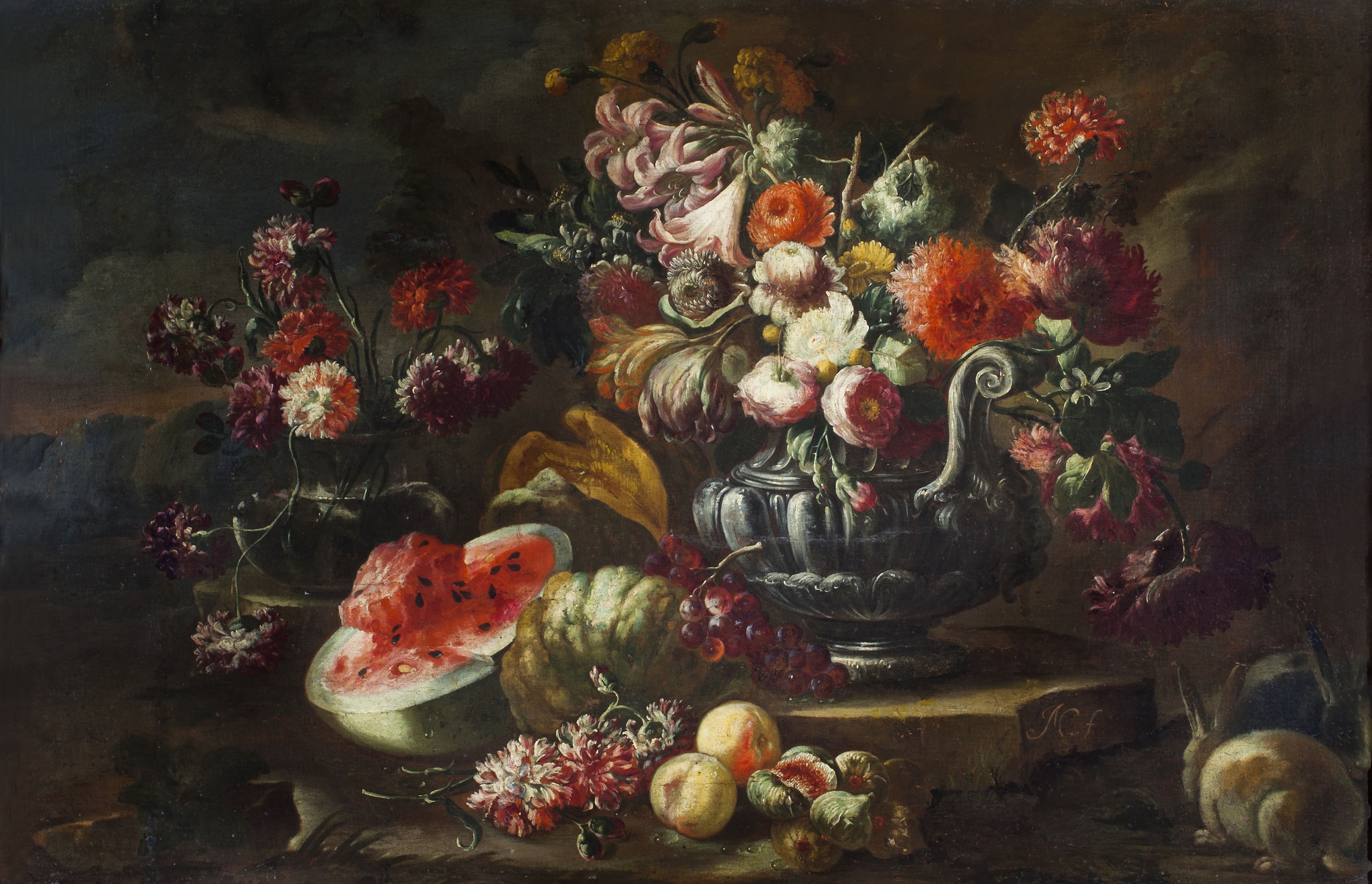 Artwork by Nicola Casissa, Still Life, Made of oil on canvas