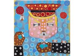 "What Was That?" New Paintings by Eva Goetz at Moss Galleries