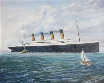 Titanic Docking, Southampton - Michael Searle