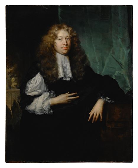 Portrait of a gentleman, three-quarter length by Jan de Baen