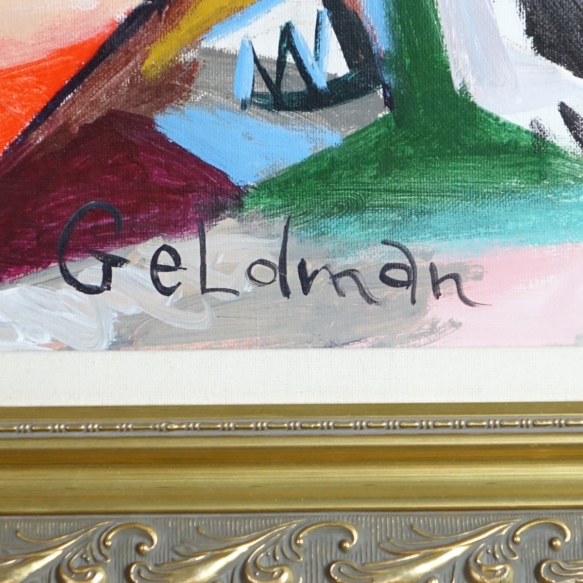 Artwork by Boris Geldman, The Kings Room, Made of Acrylic on Canvas