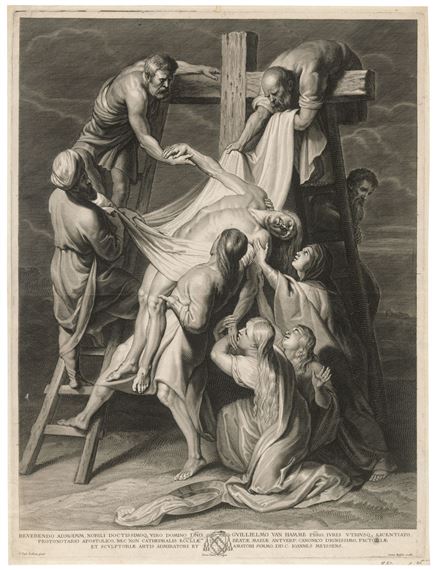 The Descent from the Cross by Peter Paul Rubens, Petrus Clouet, circa 1645-1670
