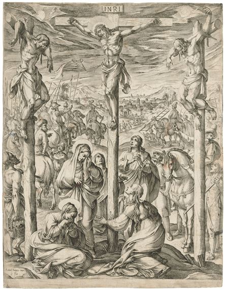 Christ on the Cross by Antonio Tempesta, 1612