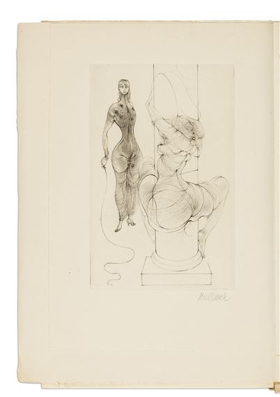 BERG, Jean de (ROBBE-GRILLET, Catherine sous le pseudonyme de) et Hans BELLMER by Hans Bellmer, 1956