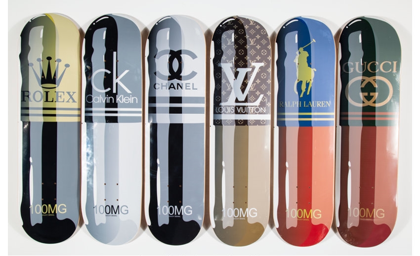 Denial Designer Drugs Supreme x Louis Vuitton Skateboard Deck Multi - US