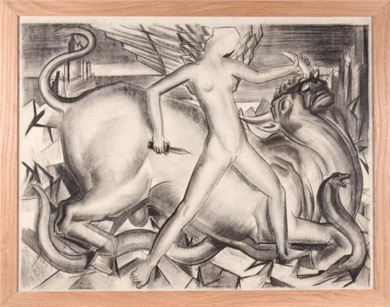 Etude pour « Le Sacrifice de Mithra ».