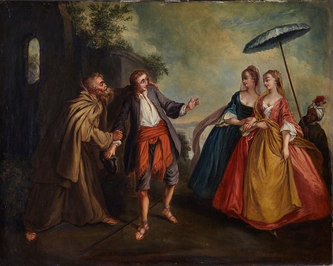 Nicolas Lancret | Les Oies du frère Philippe | MutualArt