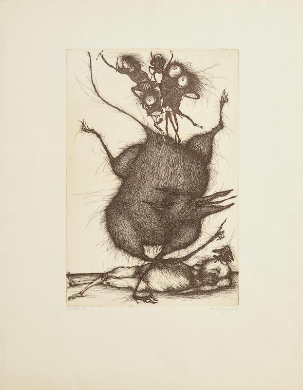 Artwork by Gertrude Degenhardt, Untitled, Made of etching