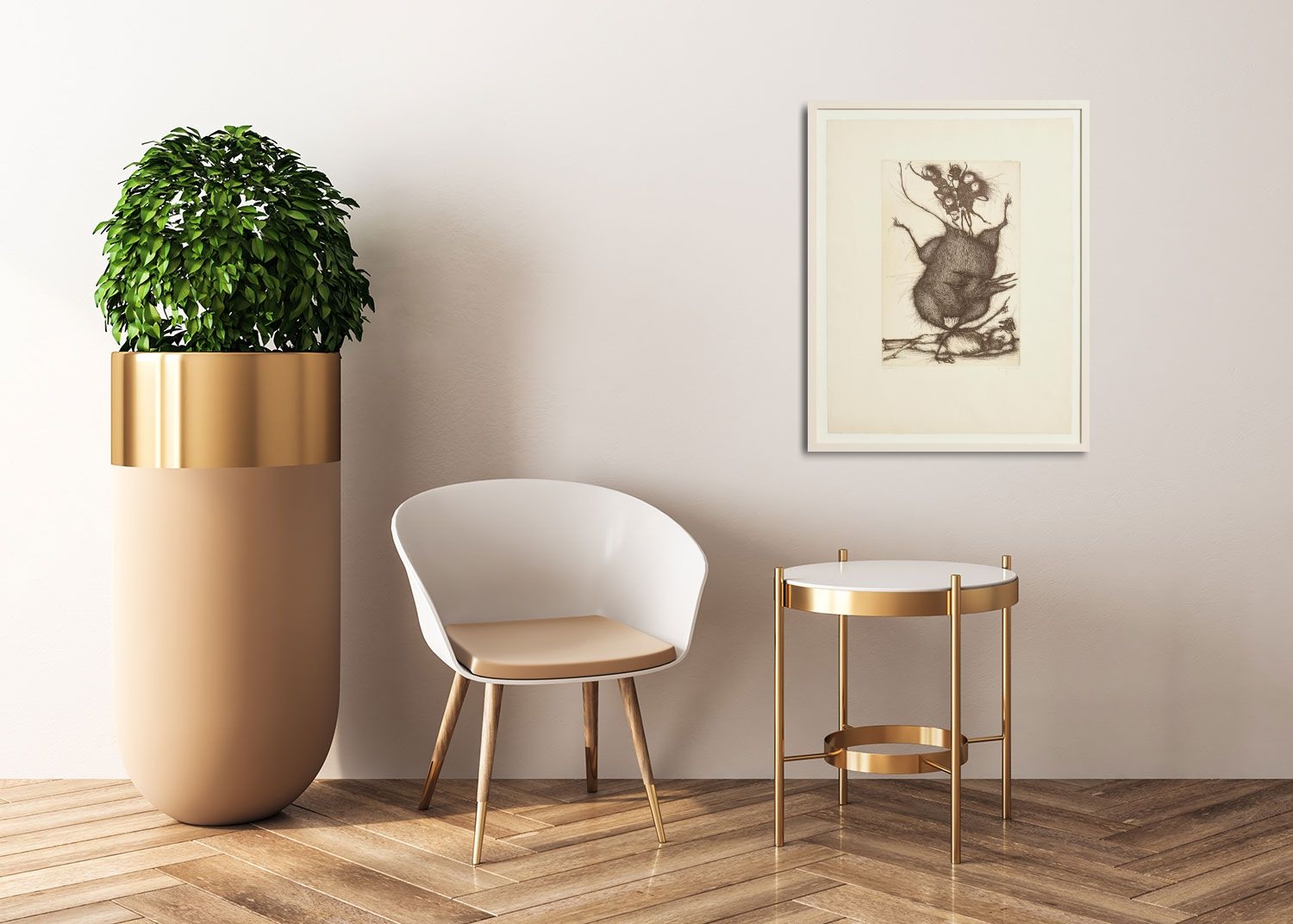 Artwork by Gertrude Degenhardt, Untitled, Made of etching