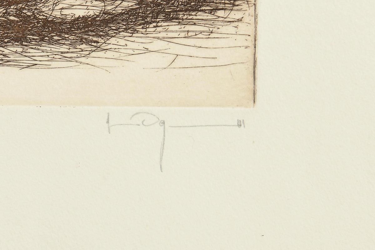 Artwork by Gertrude Degenhardt, Untitled, Made of etching