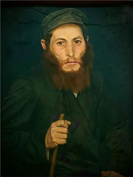 Portrait of Rabbi by Victor Karl Hammer