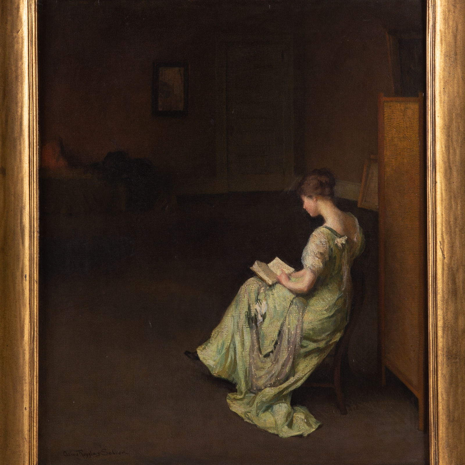 Artwork by Alice Ruggles Sohier, Solitude, Made of oil on canvas