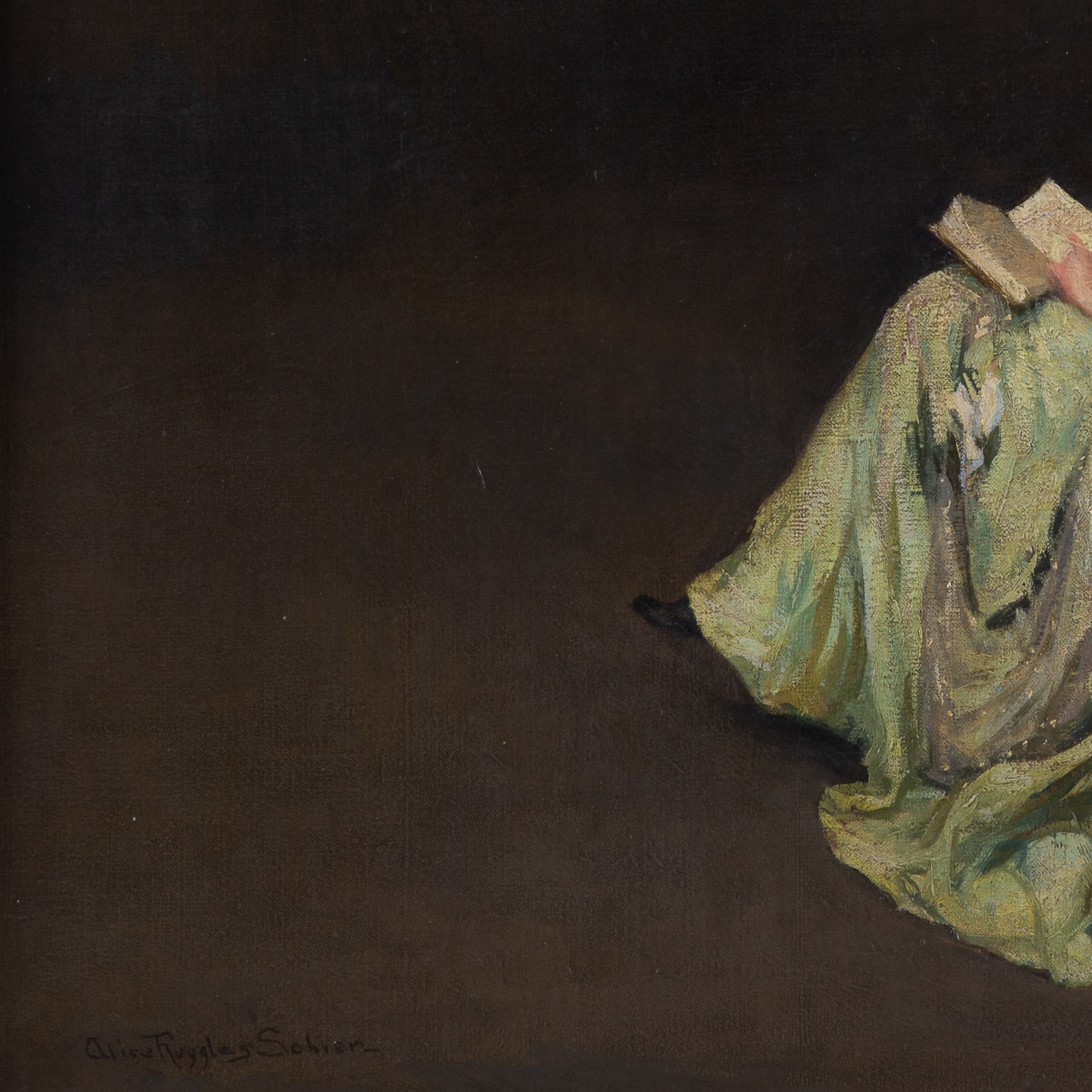 Artwork by Alice Ruggles Sohier, Solitude, Made of oil on canvas