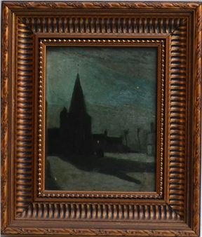 L'ÉGLISE, LE SOIR - Alexis De Broca