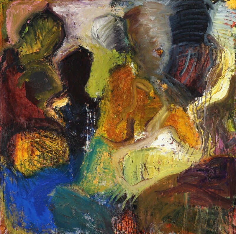 Lars Dan | Composition with figures (1989 - 1990) | MutualArt