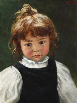 A girl's portrait - Marie Wunsch