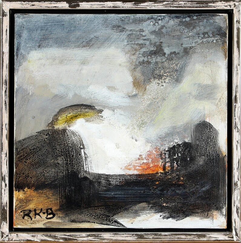 Artwork by Randi Kornerup-Bang, Geiser, Made of Oil on canvas