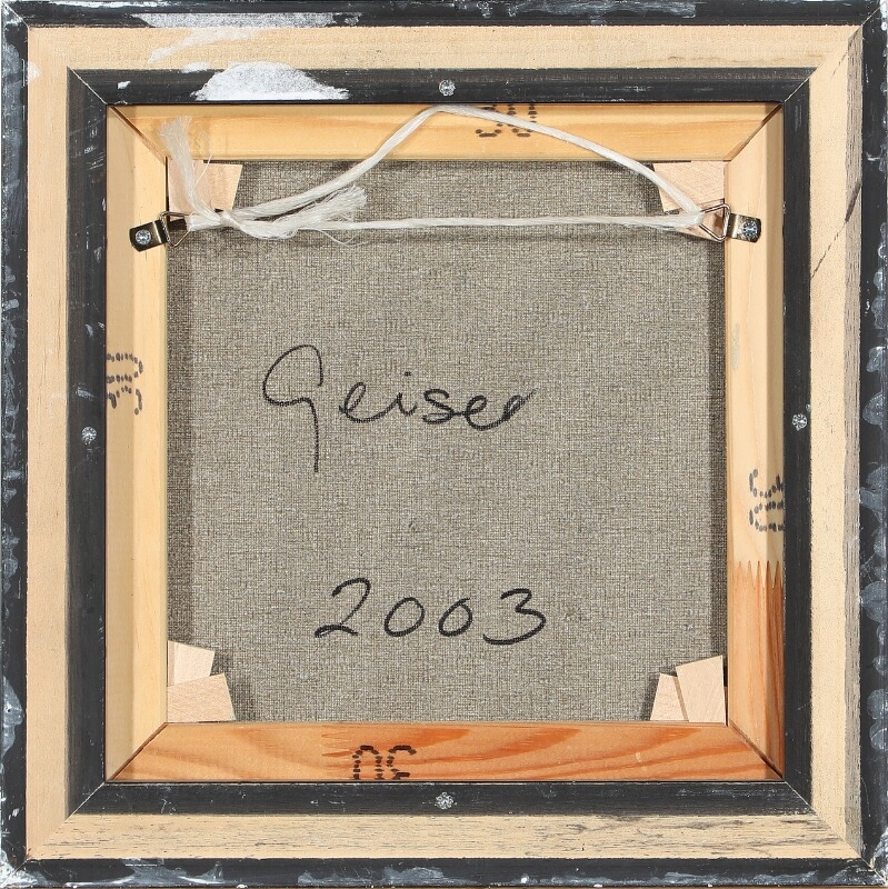 Artwork by Randi Kornerup-Bang, Geiser, Made of Oil on canvas