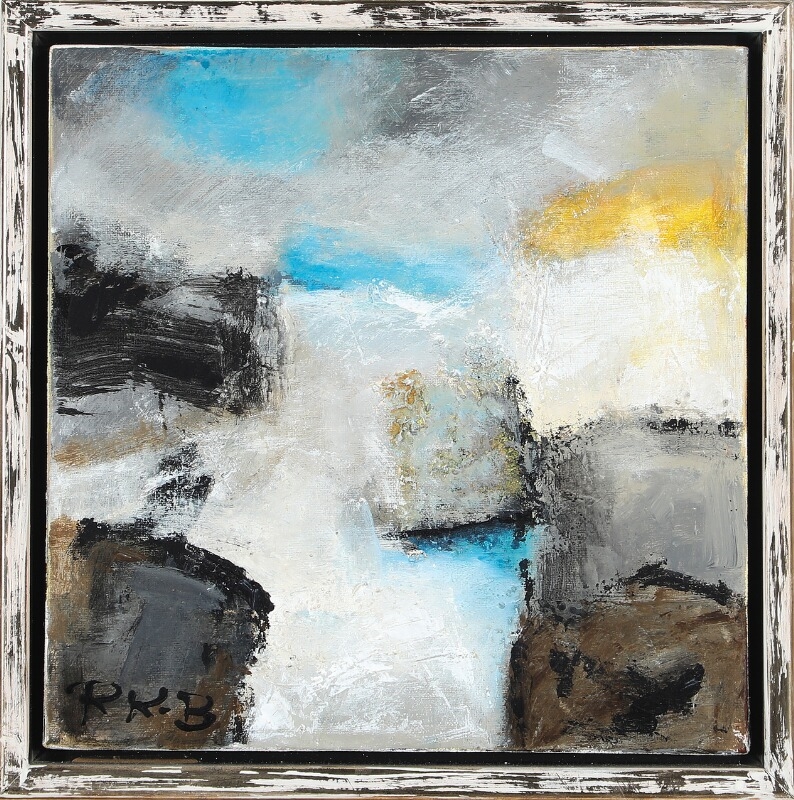 Artwork by Randi Kornerup-Bang, Geiser, Made of Oil on canvas