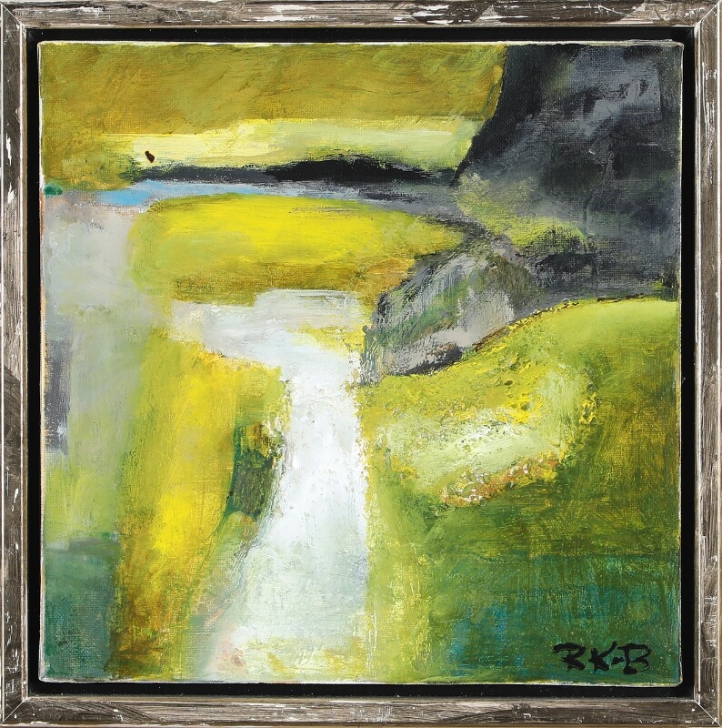 Artwork by Randi Kornerup-Bang, Geiser, Made of Oil on canvas