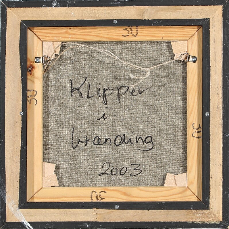 Artwork by Randi Kornerup-Bang, Geiser, Made of Oil on canvas