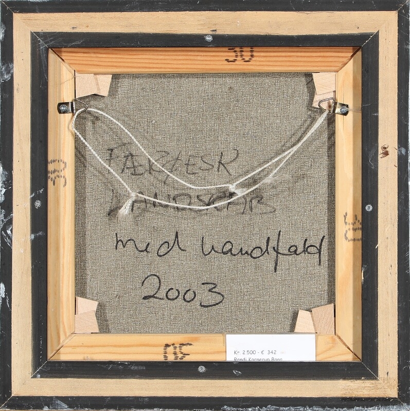 Artwork by Randi Kornerup-Bang, Geiser, Made of Oil on canvas