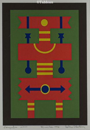 Emblema by Rubem Valentim, 1972