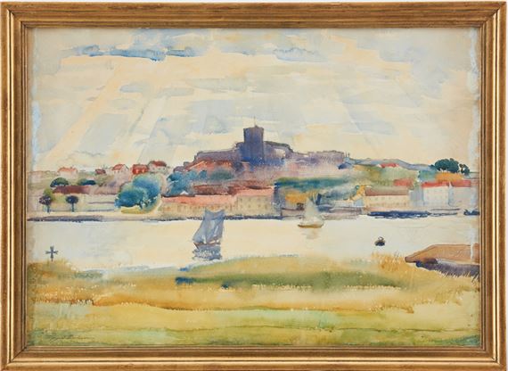 Vy mot Marstrand by Ingegerd Beskow