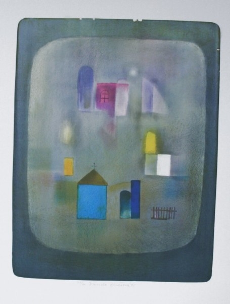 Artwork by Daniela Benešová, Vzpomínka, Made of lithograph