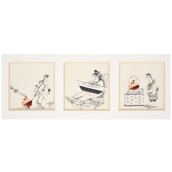 Three works: Les croisiéristes - Claire Bretécher