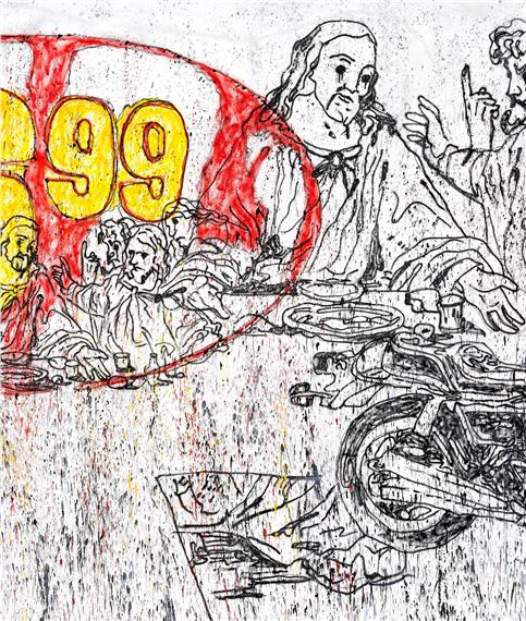 MADSAKI | The Last Supper (The Big C) II (inspired by Andy