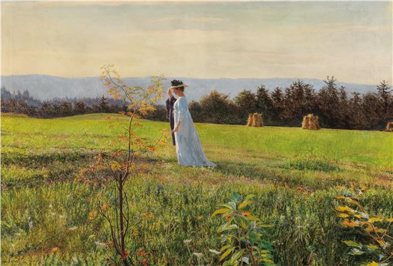 Ein Sommertag by Emanuel Baschny, 1910