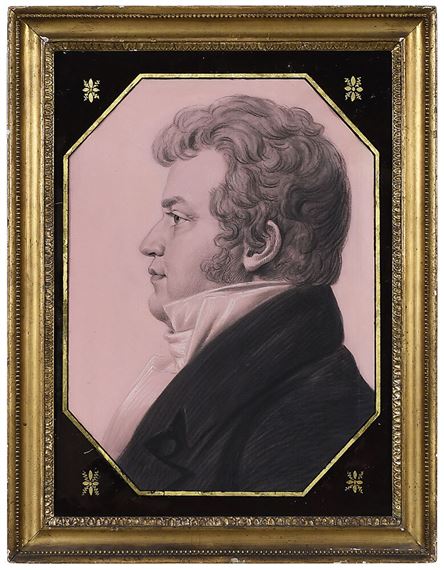 Portrait of James Bankhead by Charles-Balthazar-Julien Fevret de Saint-Memin