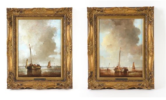 Two Works: 'Riviergezicht' by Frans J Van der Heide