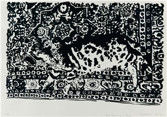 Cat Becoming a Rug - Anna Jermolaewa