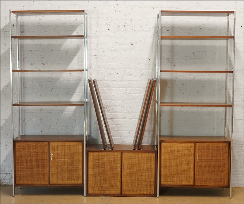 Artwork by Jack Cartwright, A Jack Cartwright for Founders Wall Unit, Made of chrome supports