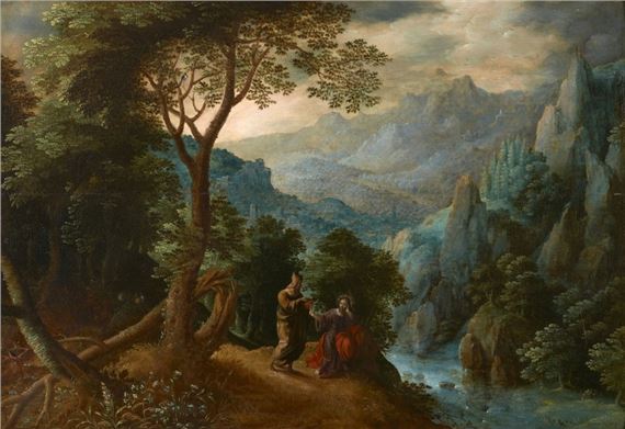 La tentation du Christ by Tobias Verhaecht