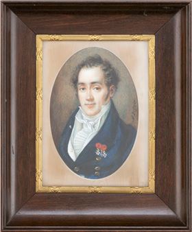 PORTRAIT MINIATURE - M. Dufair