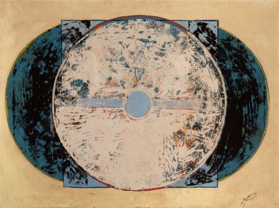 Circles on Square by Peter Hutchinson, 1963